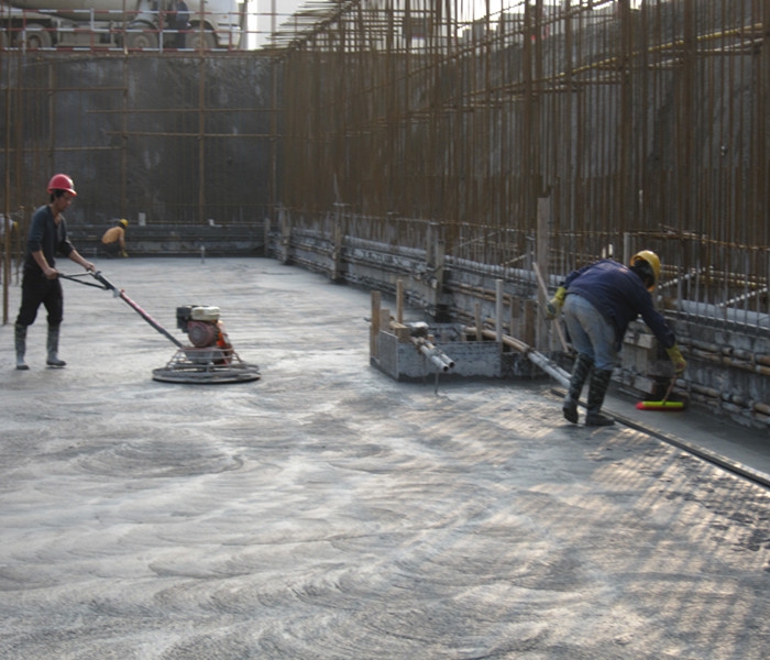 南昌市建筑設計研究院總部辦公大樓工程地下室底板混凝土找平2